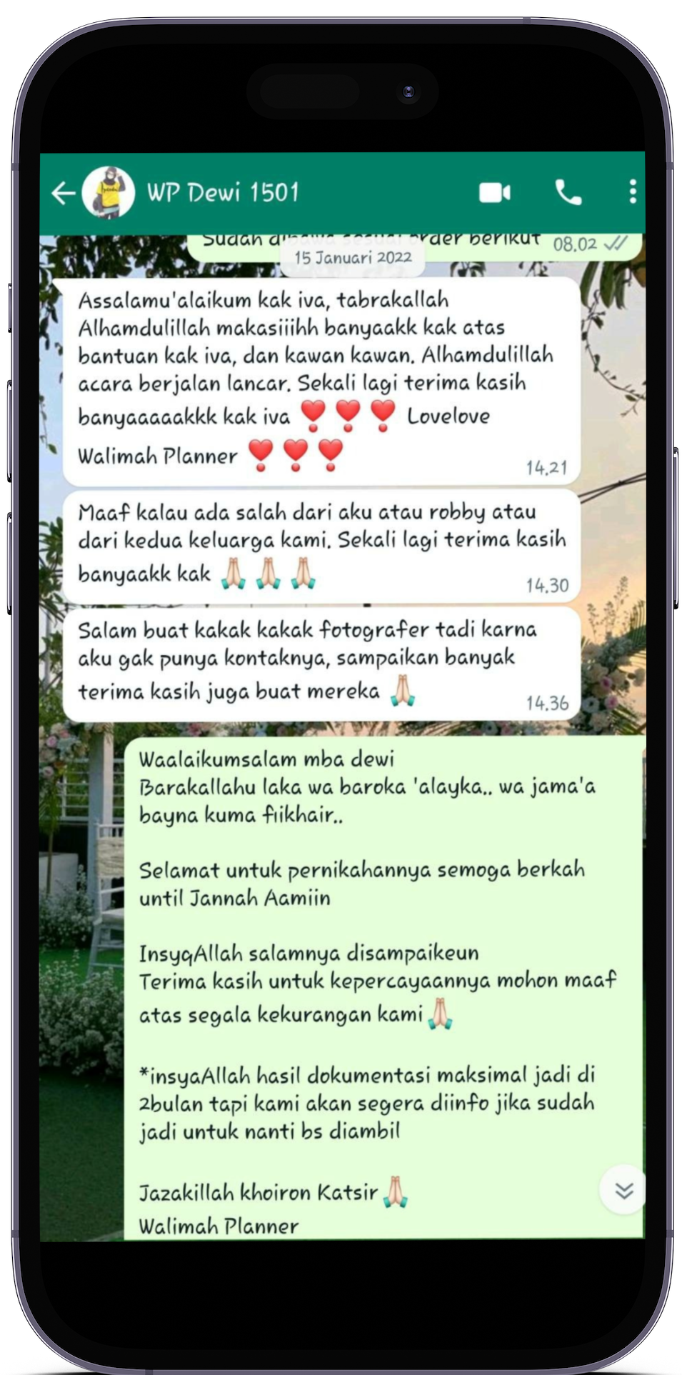 Wedding Syar'i terbaik