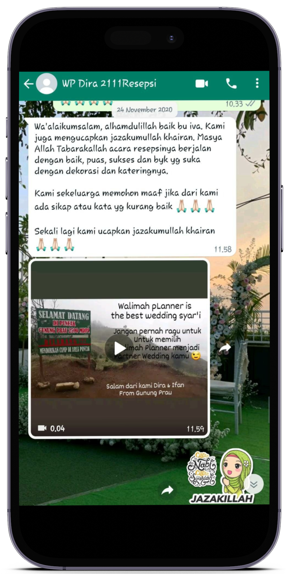 Wedding Syar'i terbaik